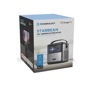 Powerology Starbeam 100" Google DLP Projector - Black