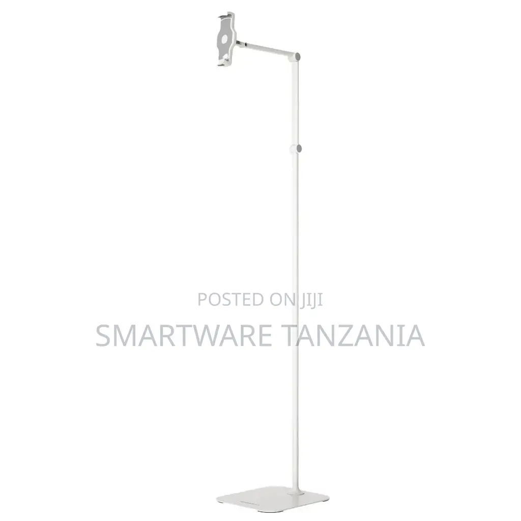 Powerology Multi-Joint Floor Stand Metal Base Phone Tablet - White