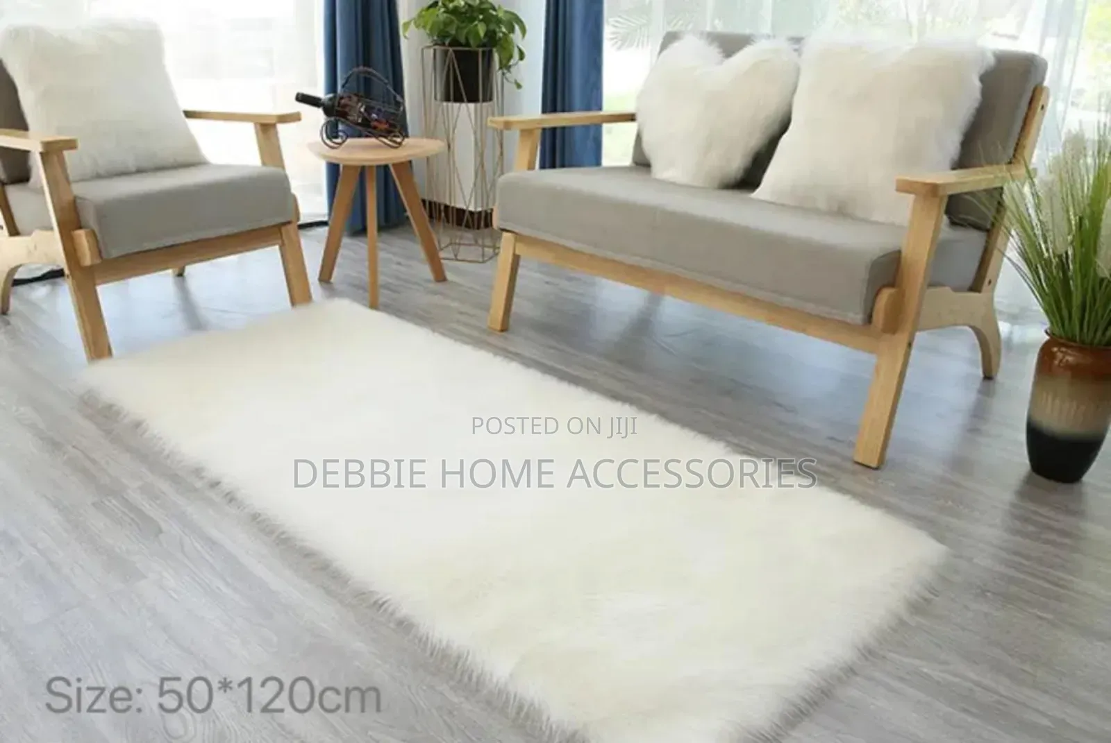 Fluffy Rectangular Shape Rugs