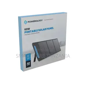 Powerology 60w Mono-Crystalline Solar Panel- Black