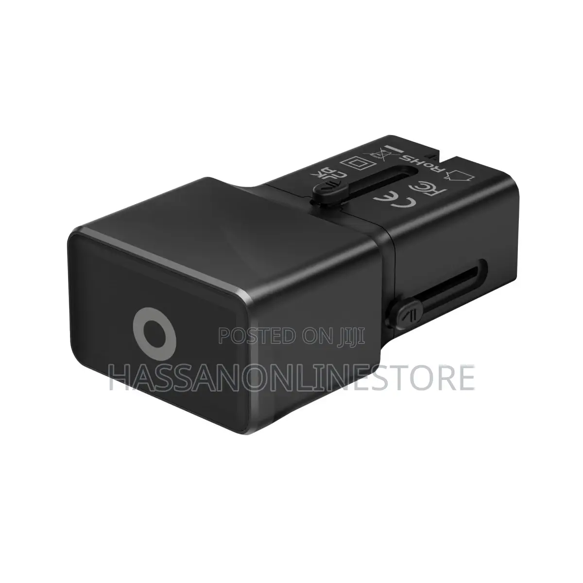 Totu Life Travel Adapter 25w, Eu/Us/Uk/Au Black