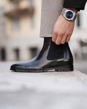 Leather Boots or Buti Za Ngozi Official Za First Class