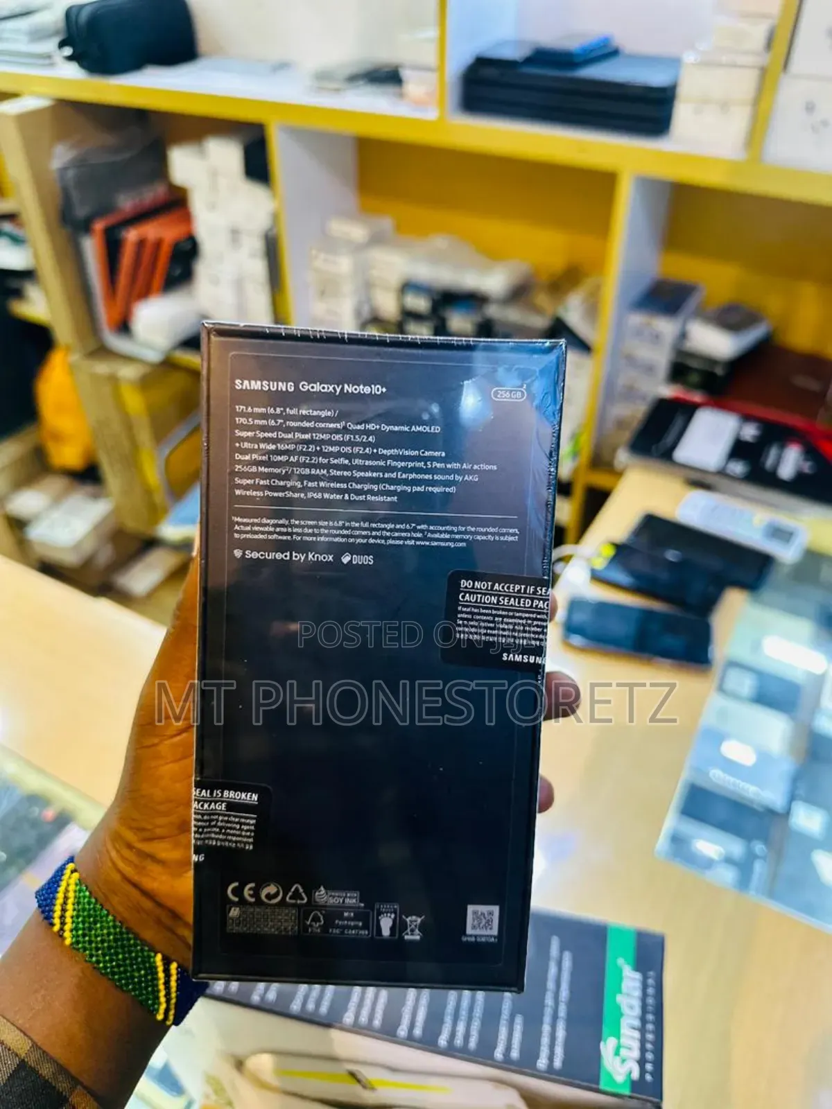 New Samsung Galaxy Note 10 Plus 256 GB Black