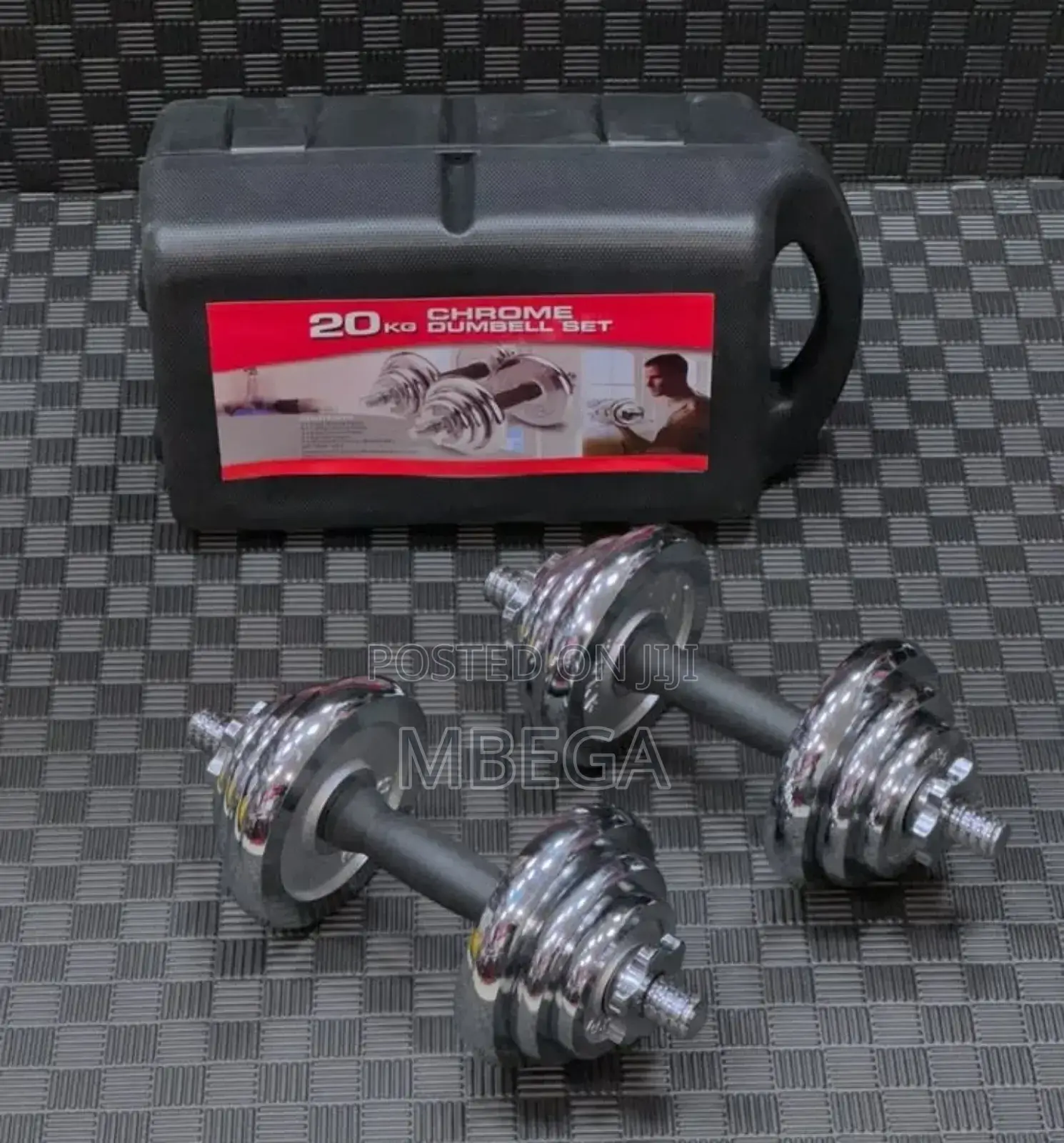 Chrome Dumbbells 20kg