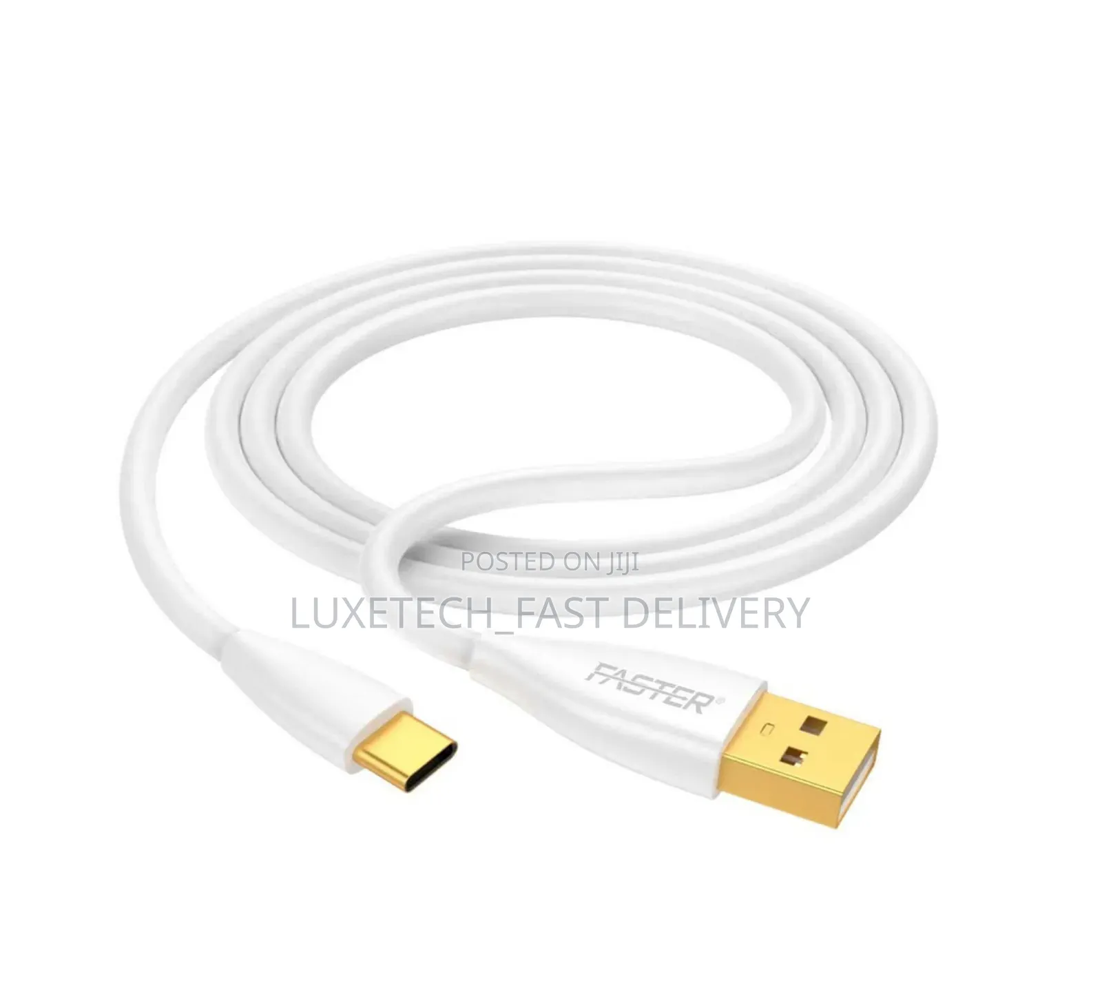 Faster Ultra Soft Usb to Type-C Charging Cable