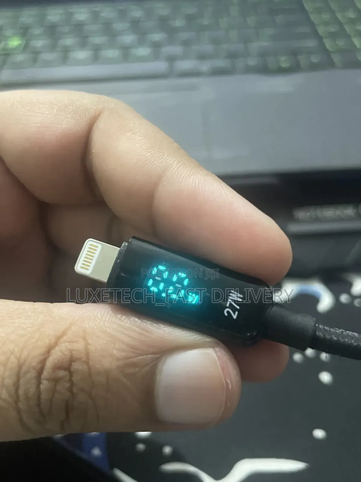 Faster Vl-50 27w Usb-C to Lightning Digital Data Cable 1m Length