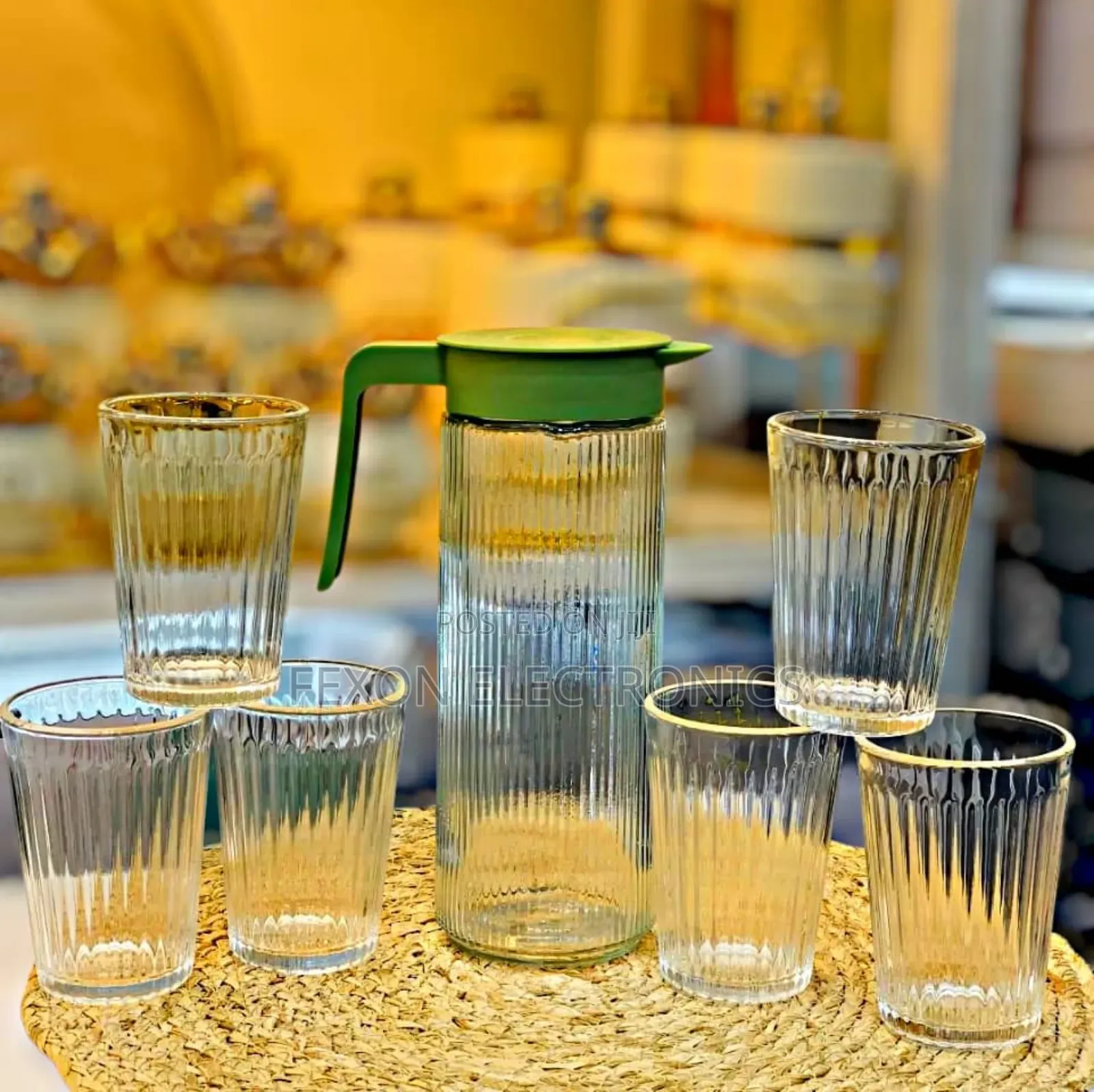 Glass Juice Set