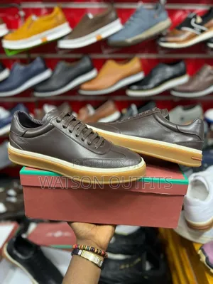 Leather Sneaker Shoes Official of Loro Piana
