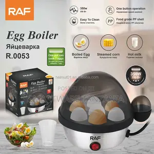 Egg Cooker, 7 Eggs, Egg Cooker for Boiled, Poached, Scrambled Eggs