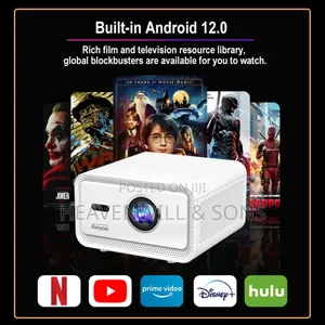 Cubelite Mini Smart Projector 1080p 1500 Ansi Lumens (3600 Led Lumens)