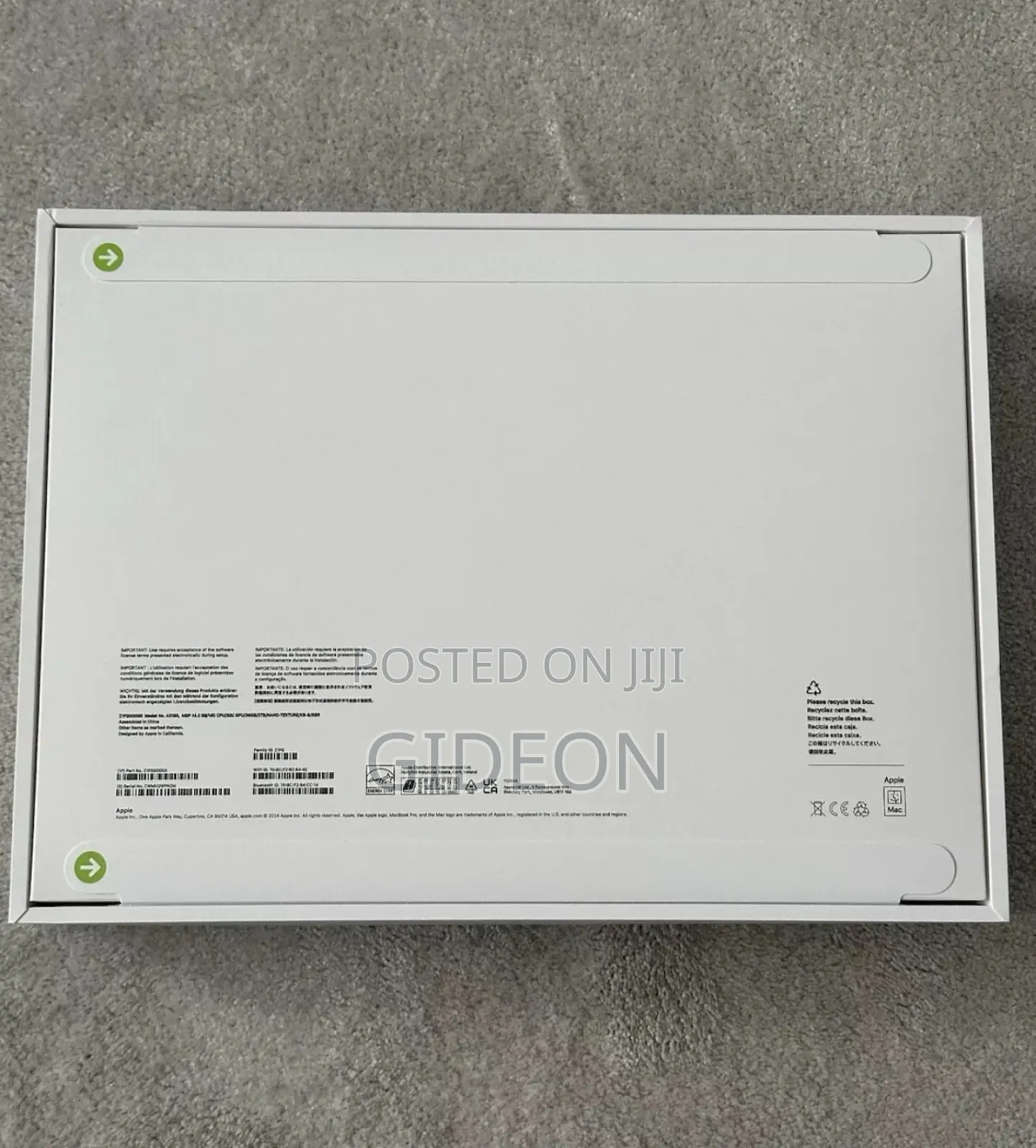 New Apple MacBook Pro 2024 M4 Max 16-Inch 36GB Apple M4 Max SSD 1T