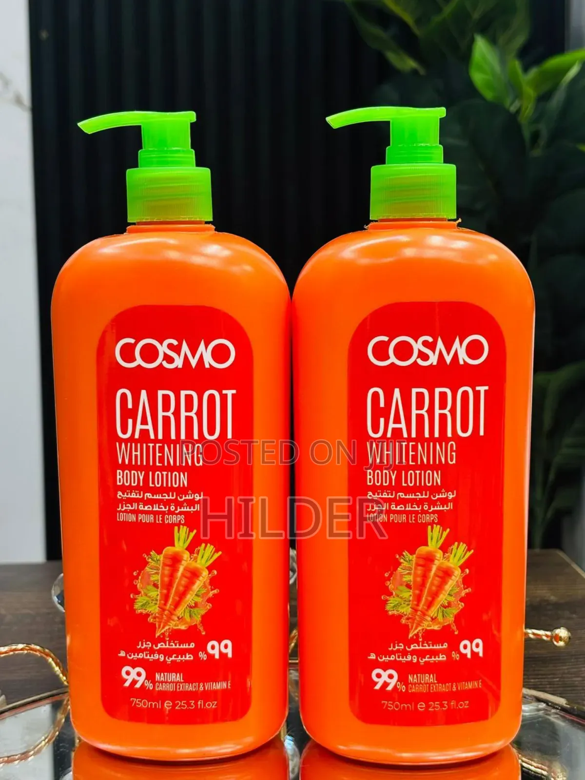 Cosmo Carrot Body Lotion and Body Cream