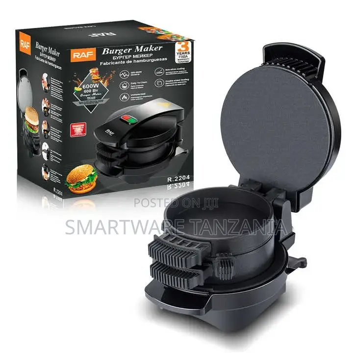 Electric Burger Maker Machine Sandwich Maker With Egg Cooker Ring
