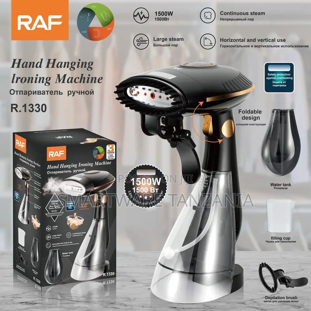Handheld Garment Steamer, 1500w, 21g/Min Steam, 40s Fast Heat-Up