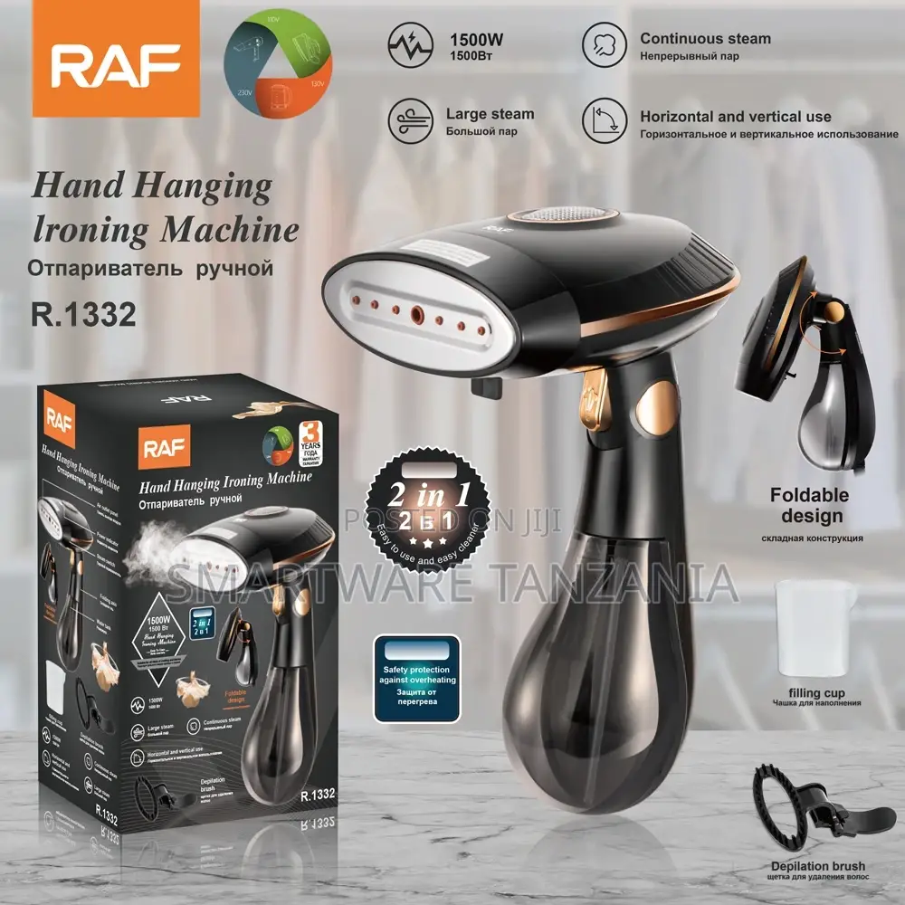 Portable Digital Handheld Garment Steamer, 1500w, 180° Swivel Hinge