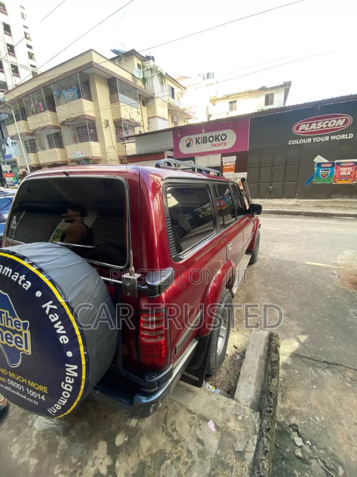 Toyota Land Cruiser HDJ 100 1999 Maroon