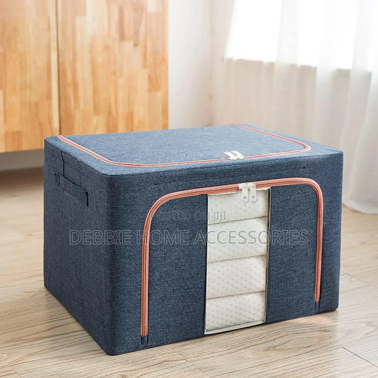 Storage Box for Clothes Made of Cotton and Linen