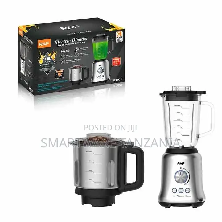 Professional Blender, 1.5 L Large Capacity + Additional Grinding Cup