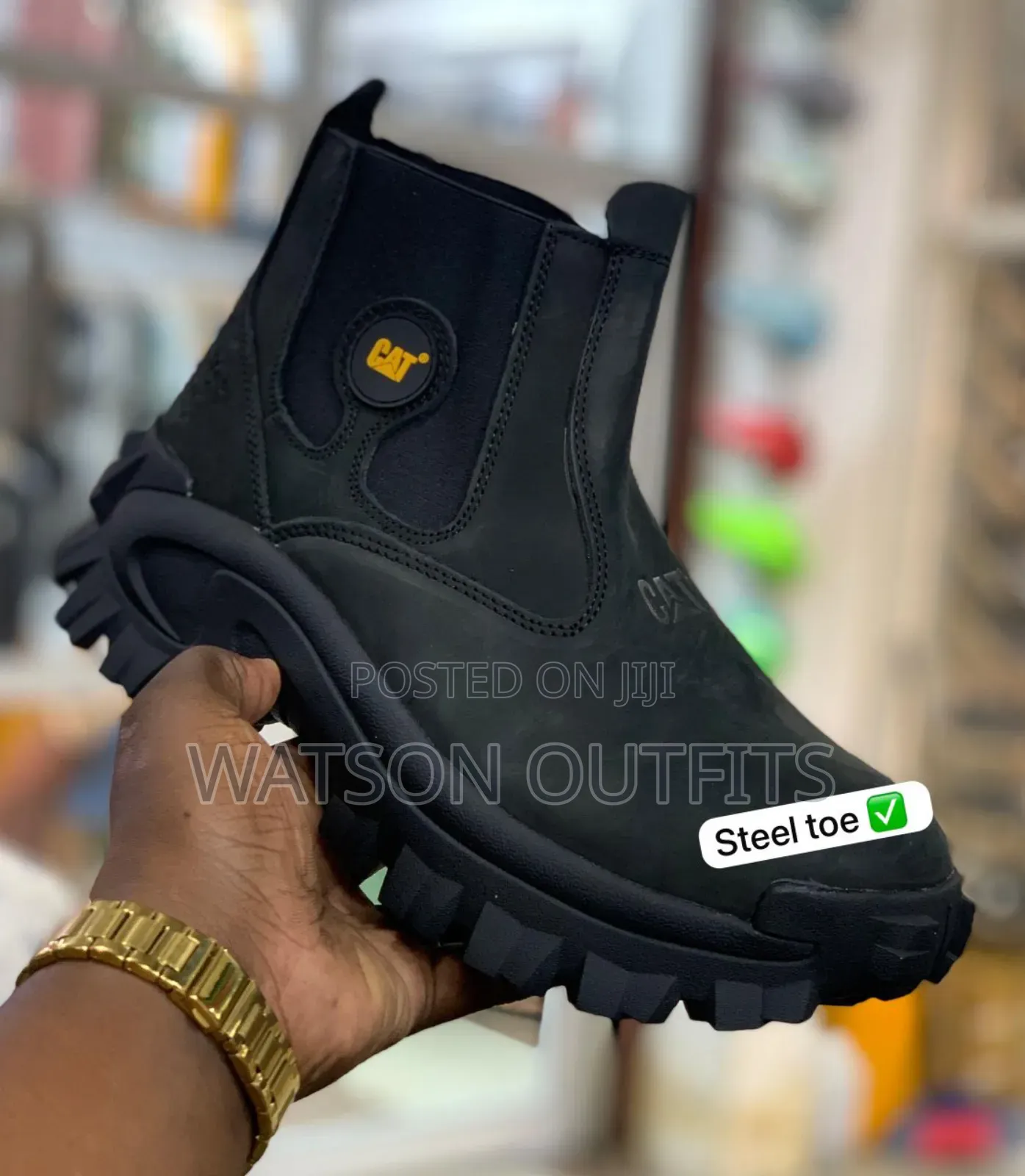 Steel Toe Boots or Buti Official Zenye Chuma Mbele