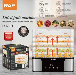 Food Dehydrator Machine, 5 Trays Food Dryer, Timer Temperature Control