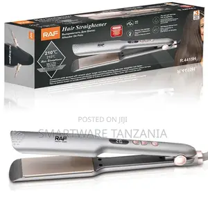 Flat Iron Hair Straightener, Titanium Flat Iron With Adjustable Temp