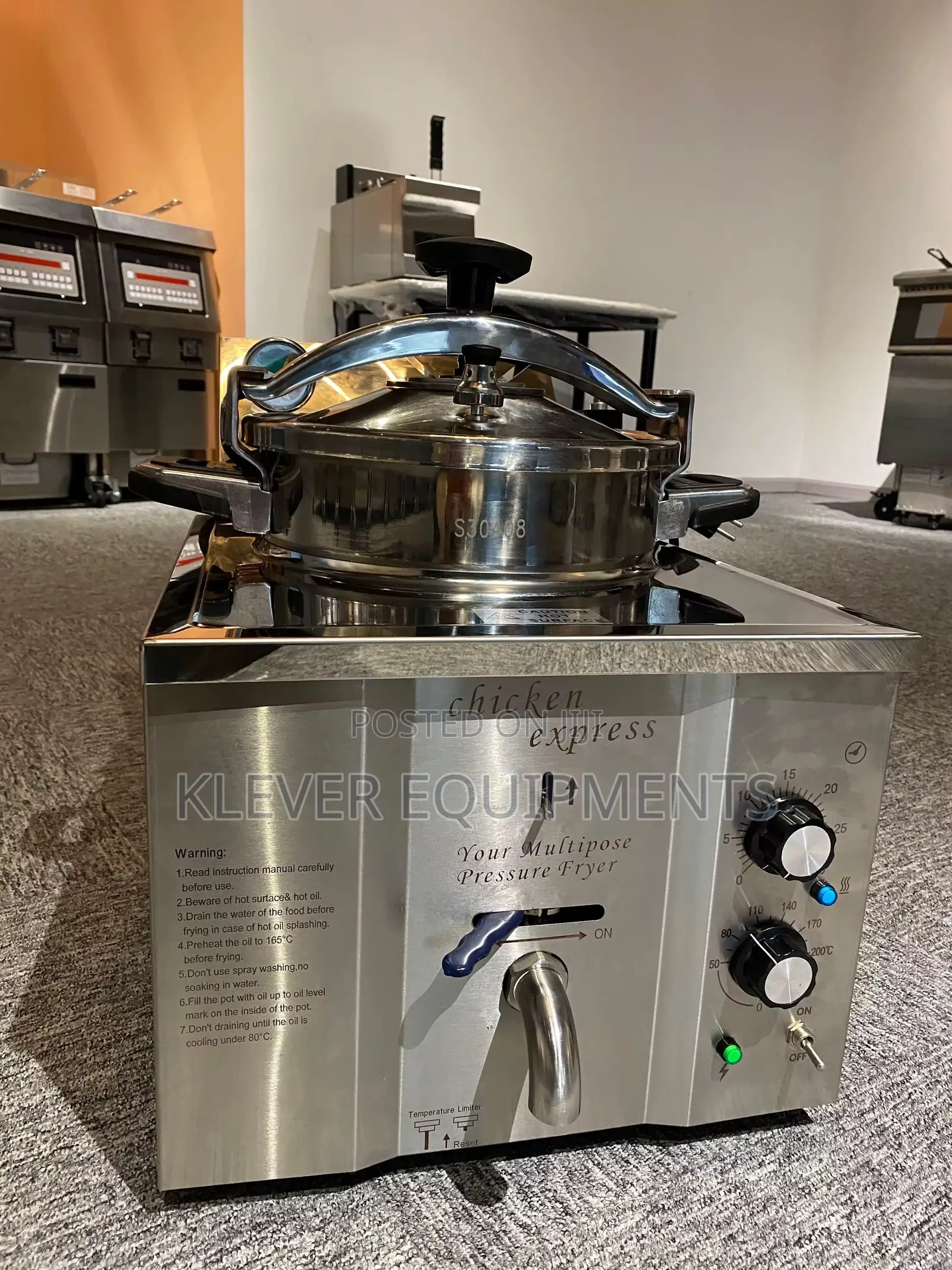 MDXZ-16 - 16l Commercial Electric Pressure Fryer