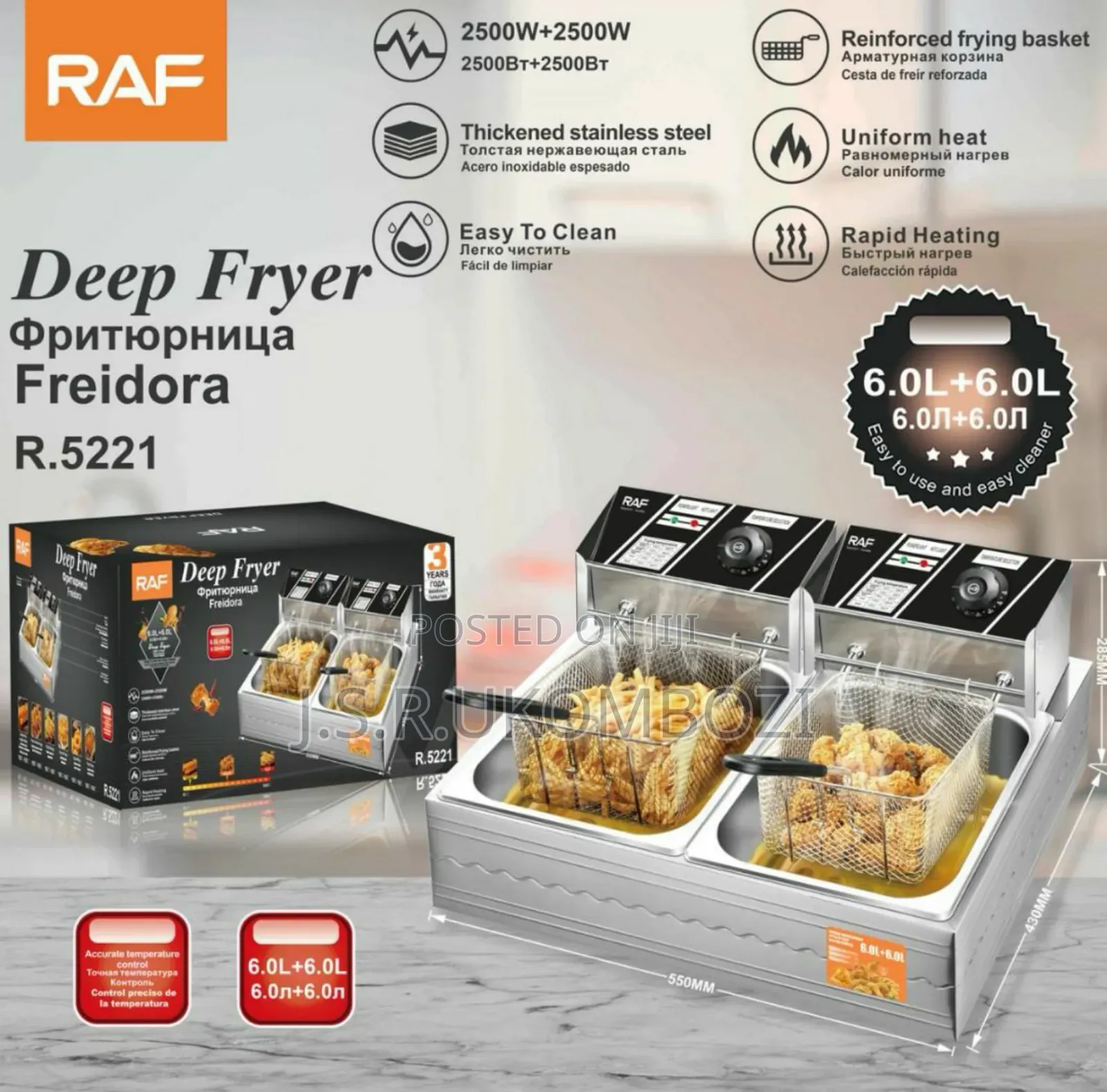 Raf Deep Fryer 12l