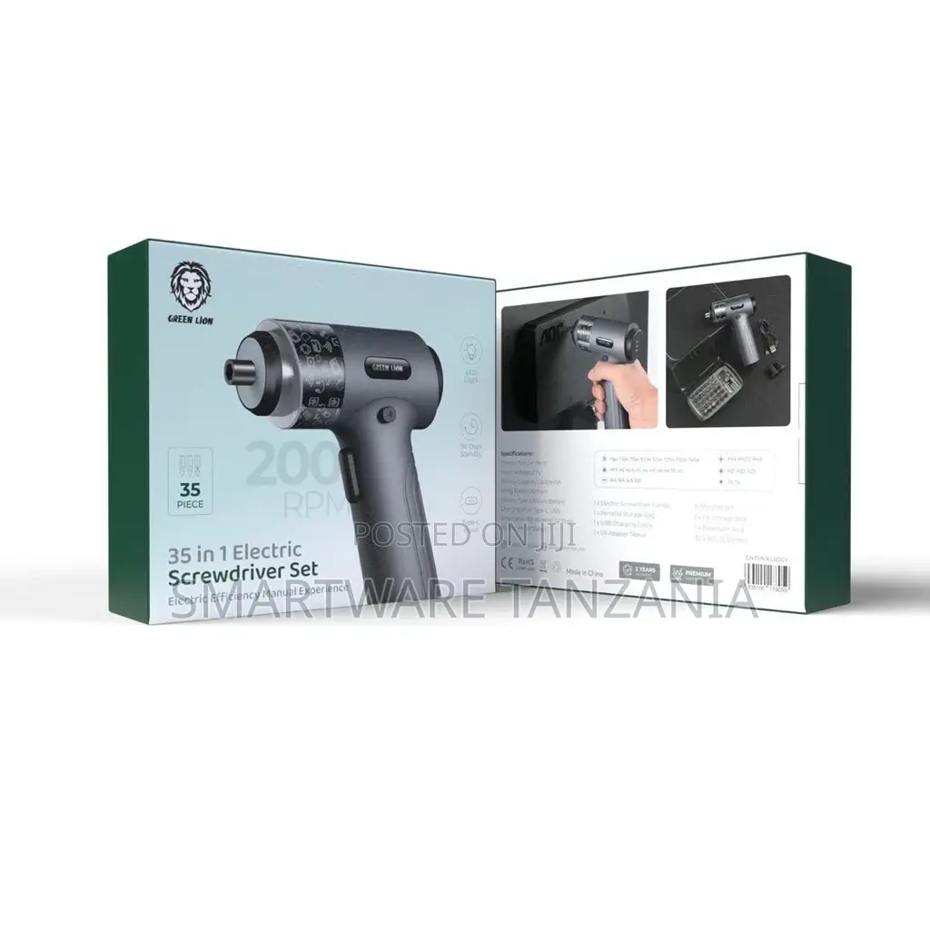Electric Screwdriver, Cordless Screwdriver Set With 35 Bits