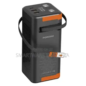 Porodo Power Boost 50000mah Power Bank Pd 20w - Black