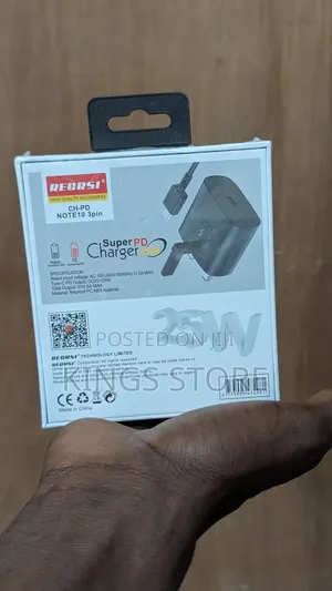Recrsi Super Fast Charger Usb C to C 25 Watts
