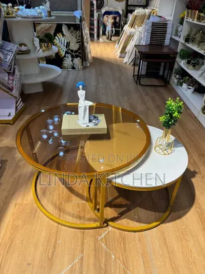 2-Piece Coffee Table Set
70+50cm, Kioo(Glass)