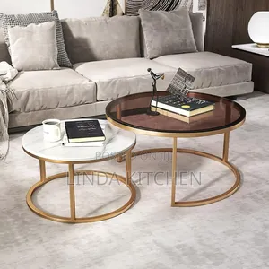 2-Piece Coffee Table Set
70+50cm, Kioo(Glass)