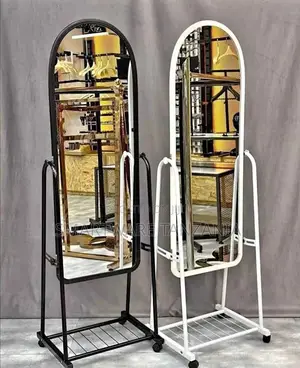 Full Length Mirror With Stand Aluminum Alloy Frame Full Body Mirror