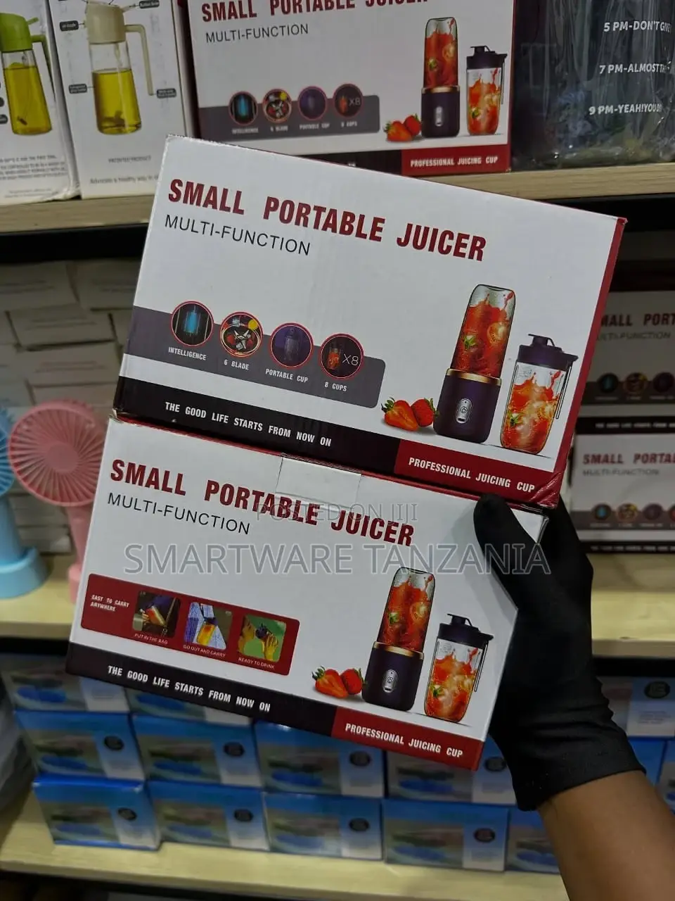 Electric Juicer Stainless Steel Blade Cup Fruit Smoothie Blender