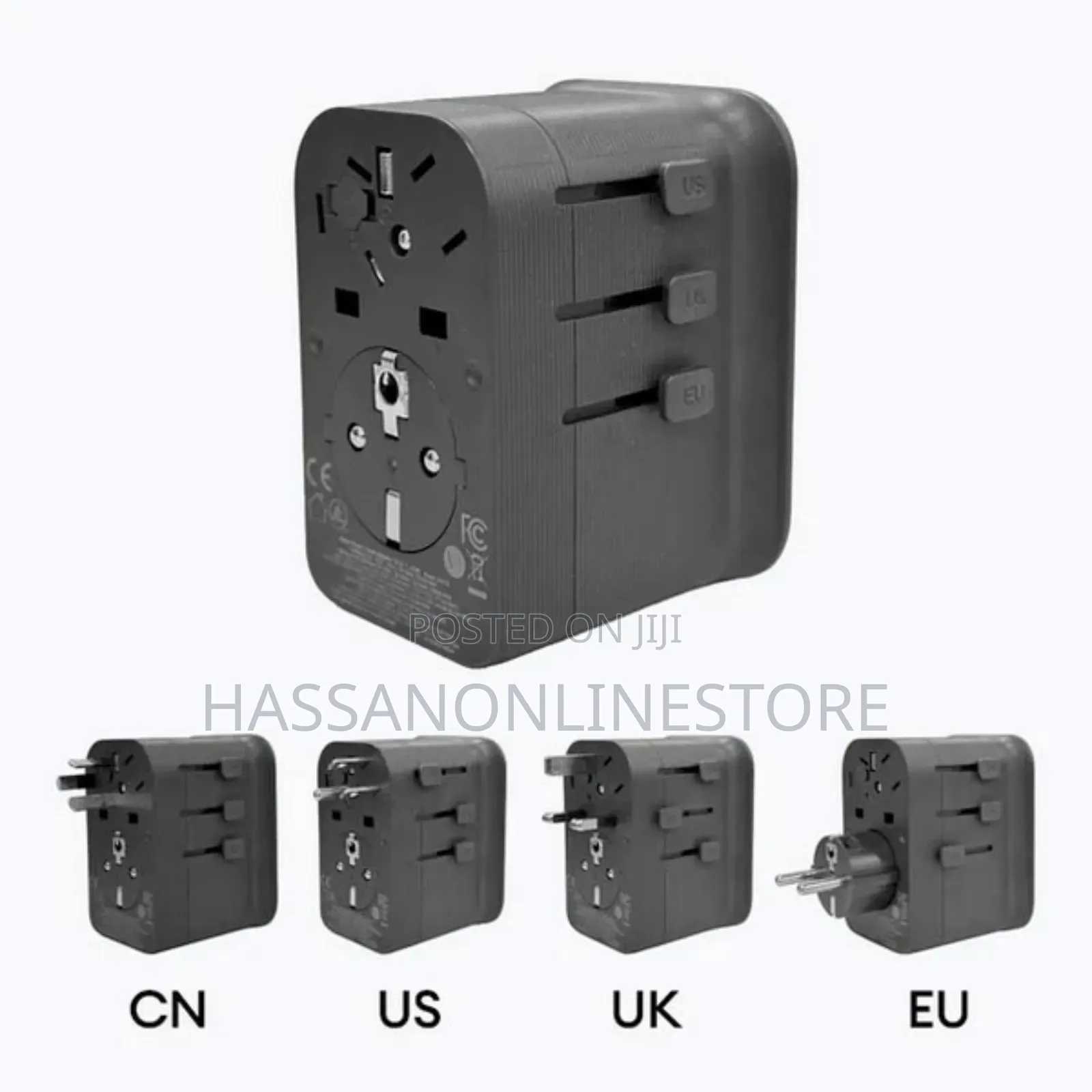 Anker Nano Travel Adapter (4-in-1, 65w) – A9213k12 – Black
