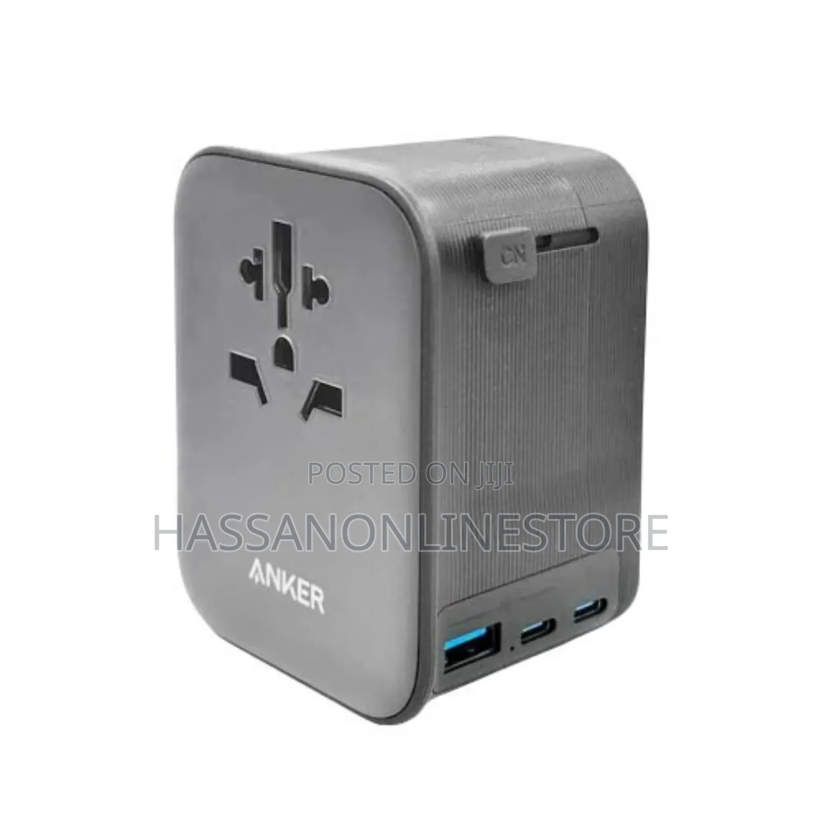 Anker Nano Travel Adapter (4-in-1, 65w) – A9213k12 – Black