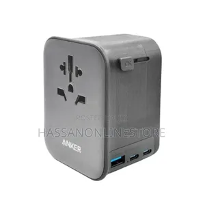 Anker Nano Travel Adapter (4-in-1, 65w) – A9213k12 – Black