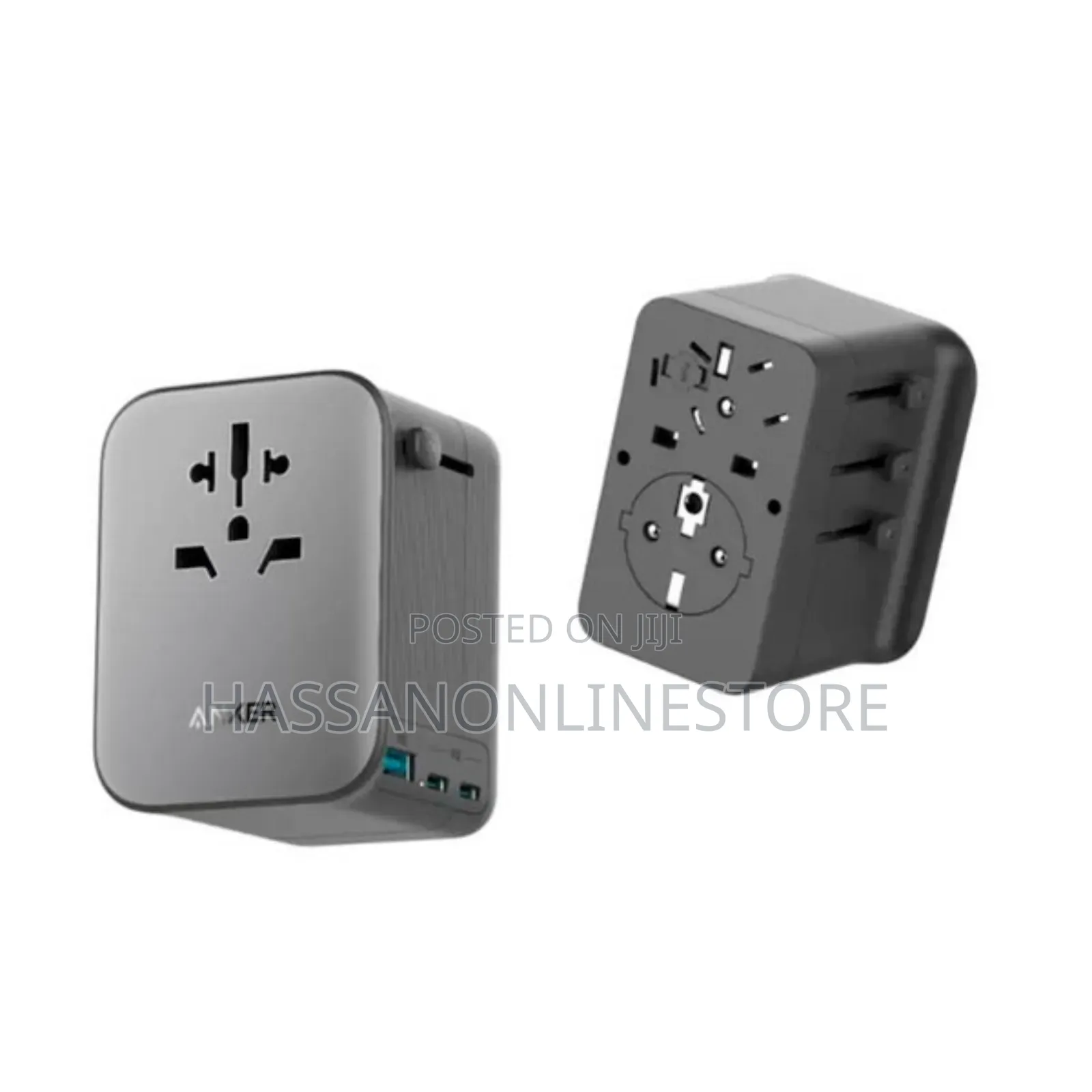 Anker Nano Travel Adapter (4-in-1, 65w) – A9213k12 – Black
