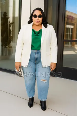 Plus Size Blauzer