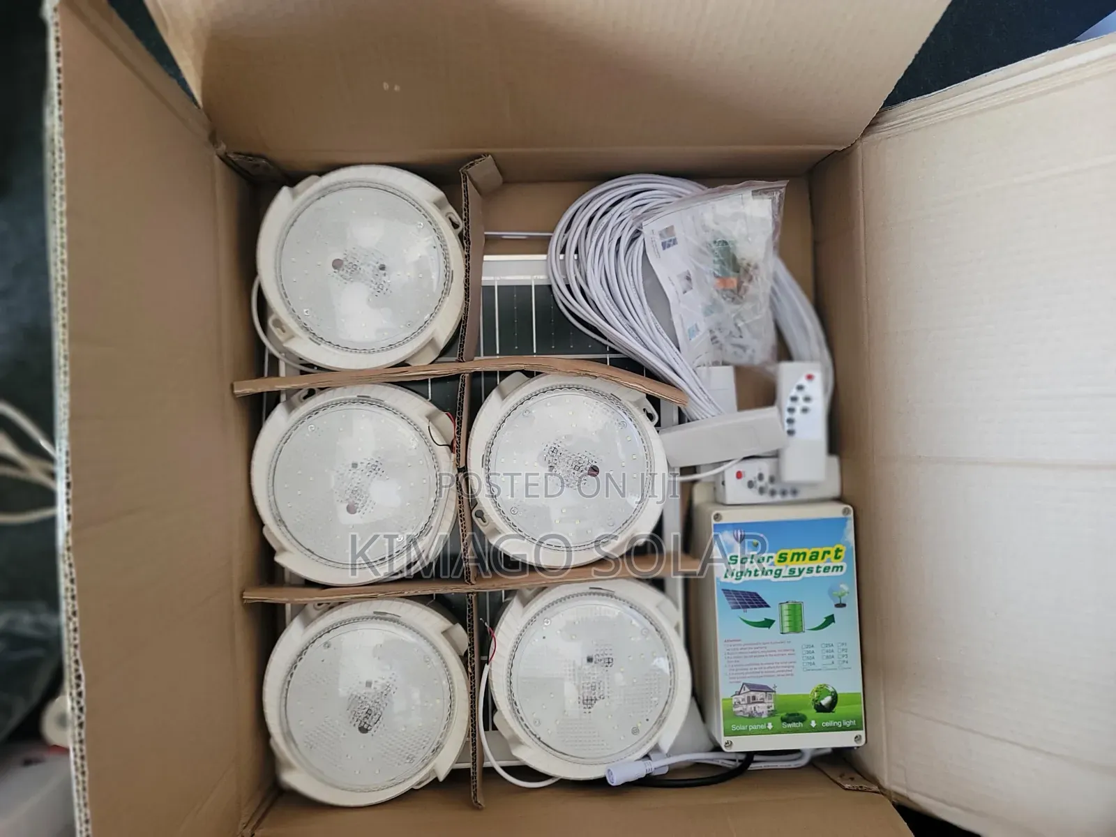Mtambo Mkubwa Solar Lights 5pcs Mwanga Mkali Usiku Kila Sehemu