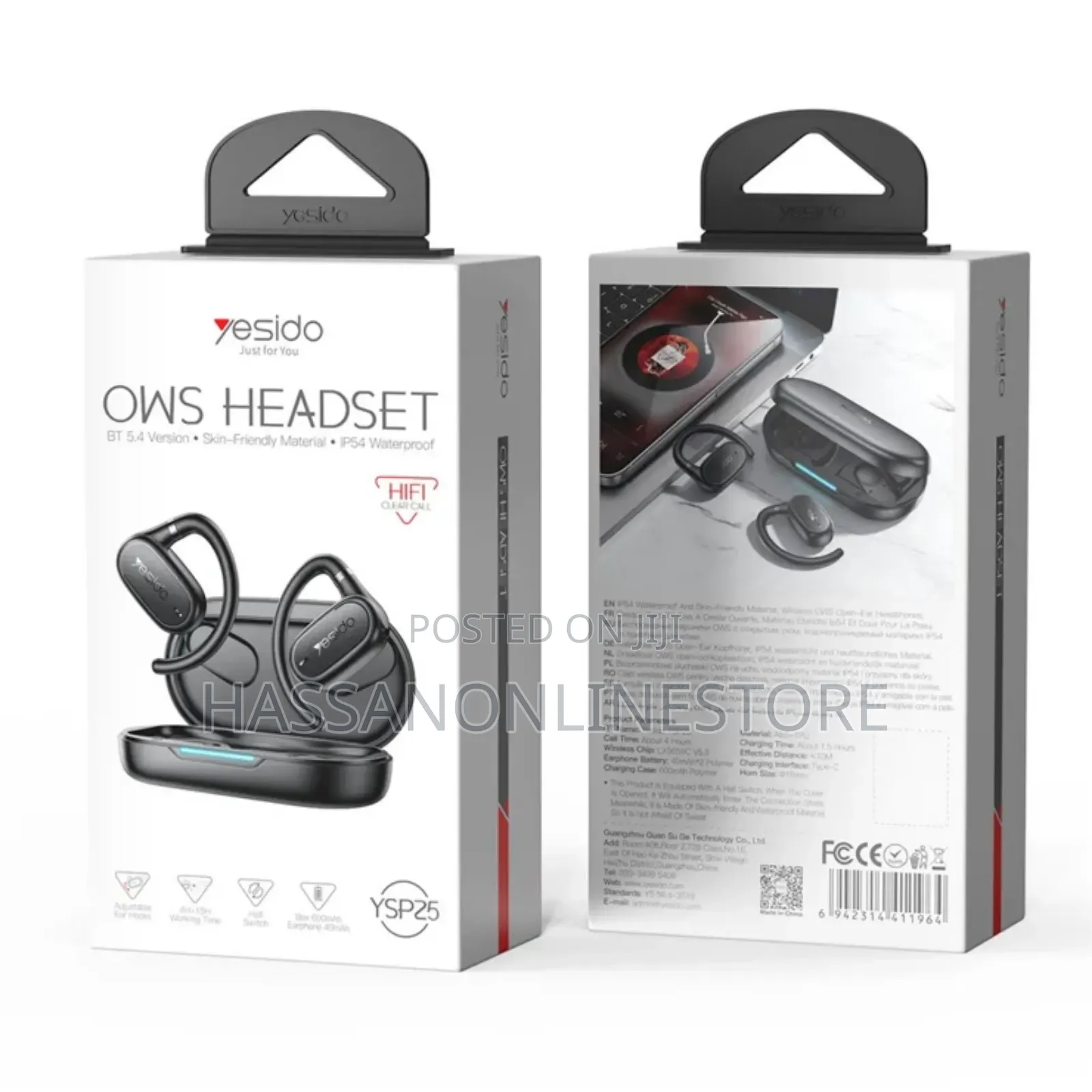 Yesido Ysp25 Open Ear With Enhanced Bass Headphones