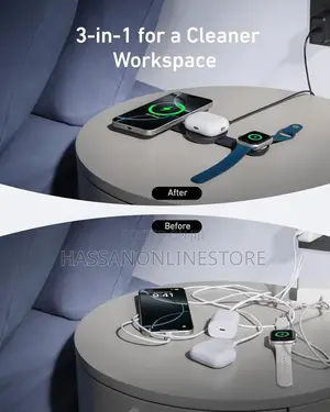 Anker Maggo 3-in-1 Foldable Charging Pad 15w Wireless Charger B25m8
