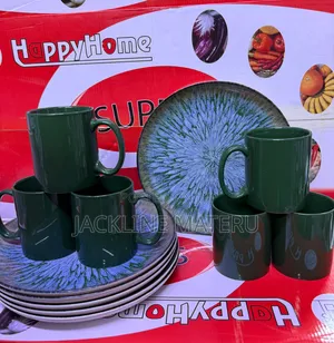 Dinner Set 12pcs Nzuri Sana Green Combo