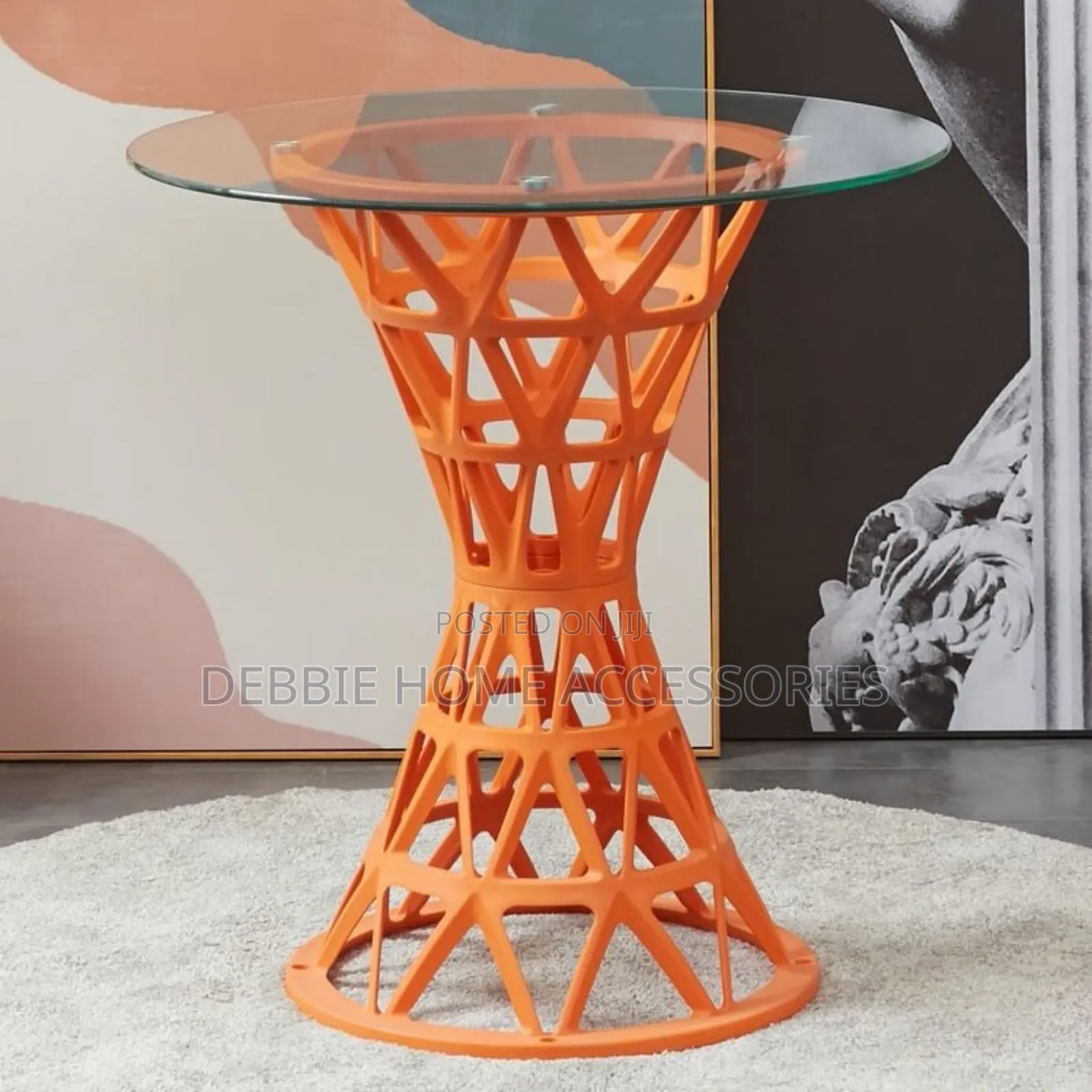 Millie Trellis Garden Table Orange