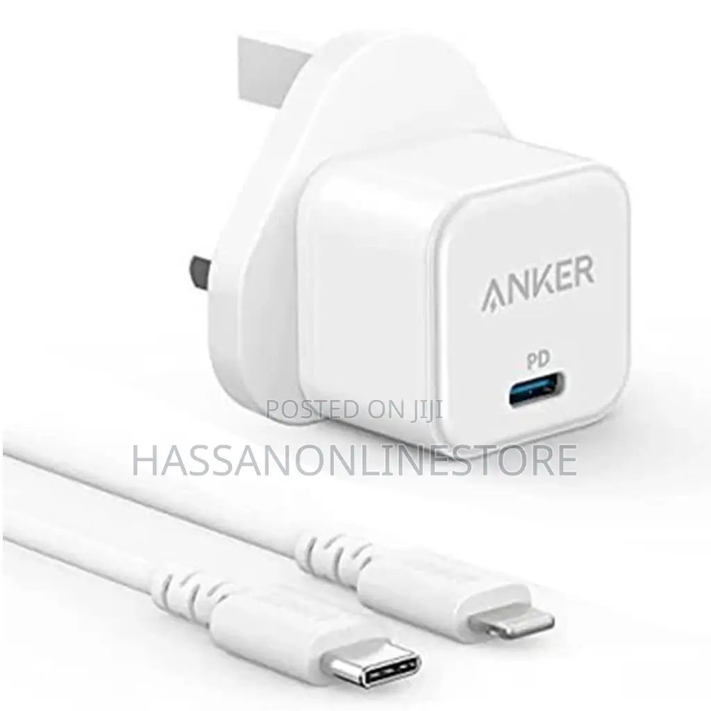 Anker Powerport 20w Charger to Usb-C to Lightning Cable - B2149k21