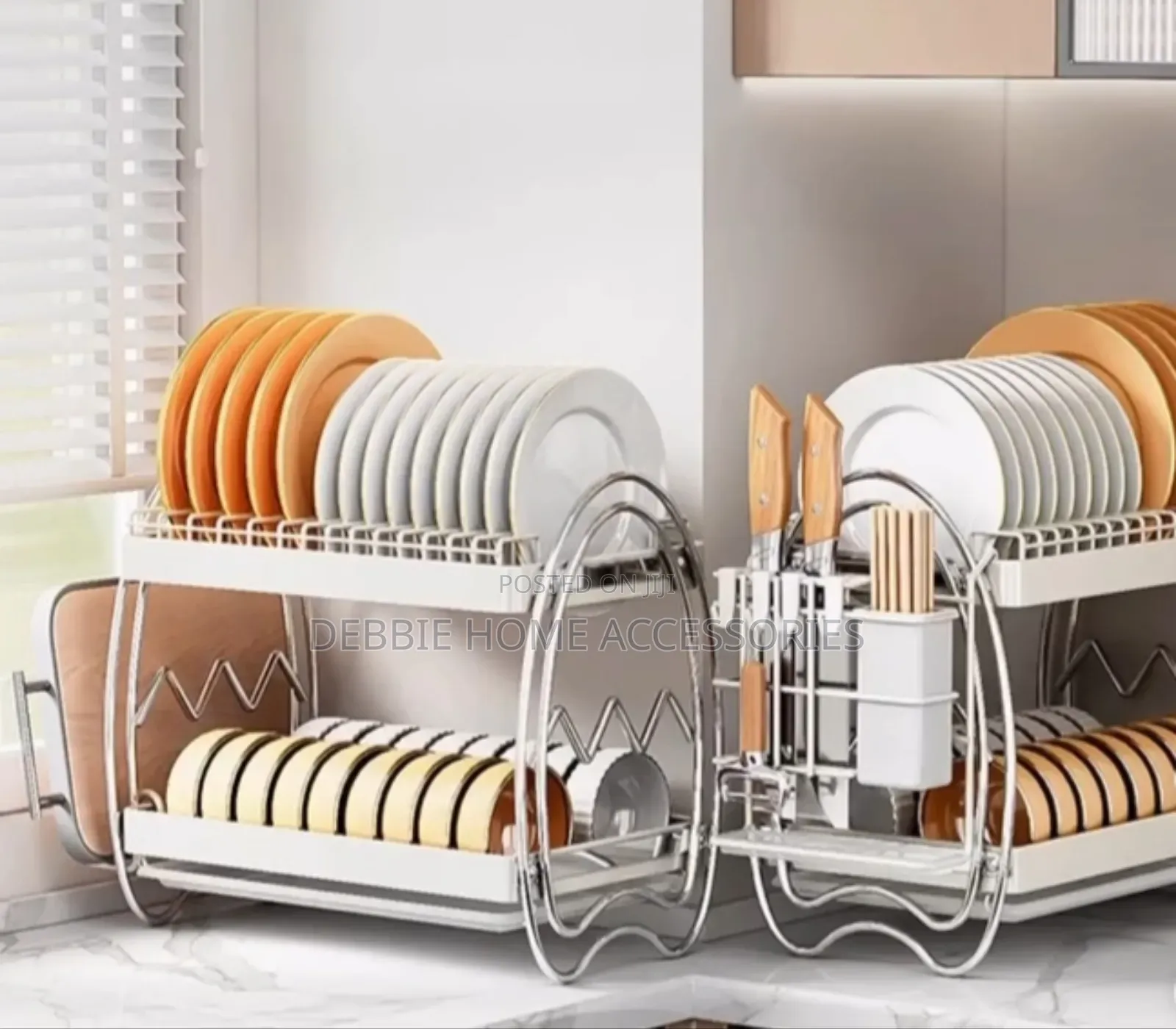 2-Tier Dish Drying Rack