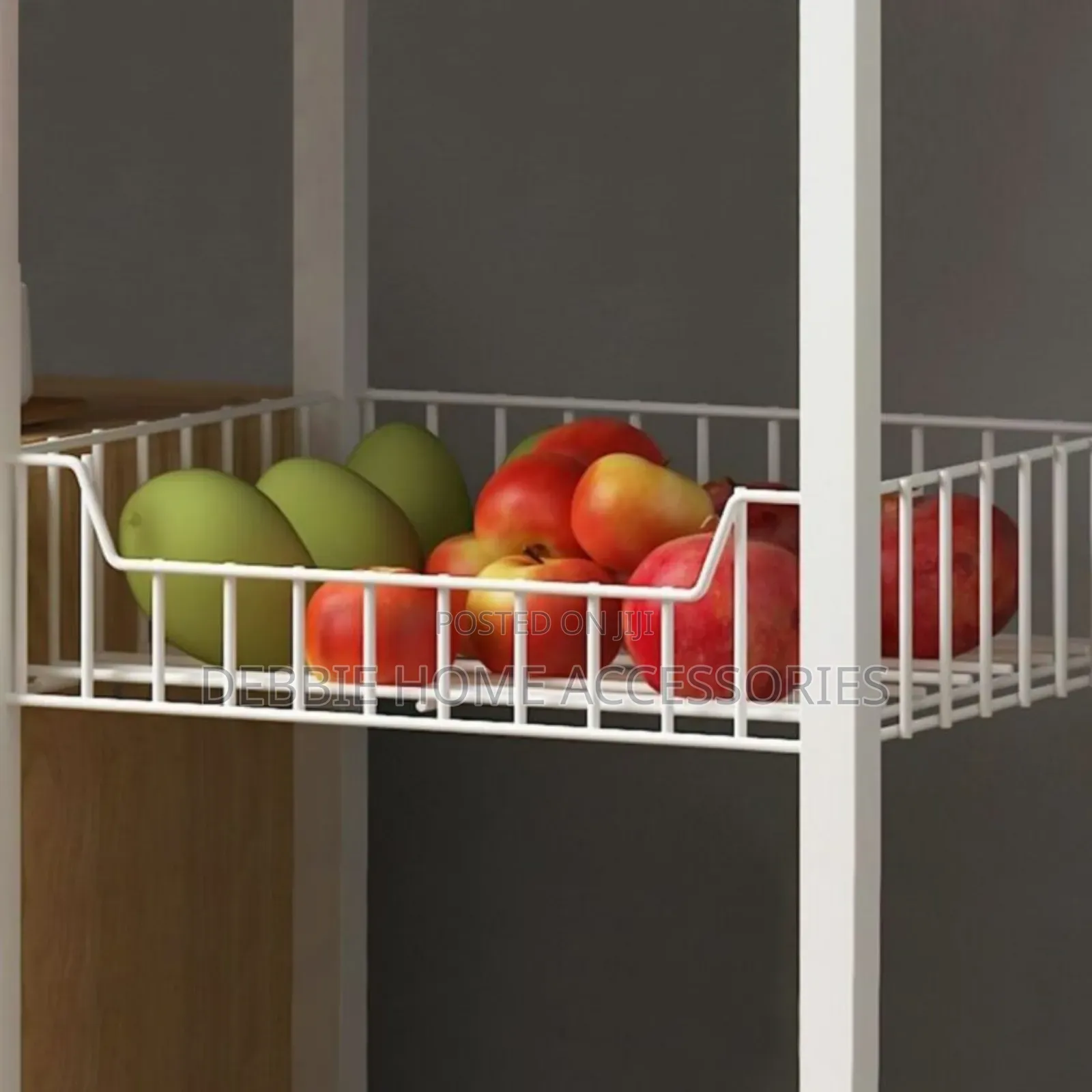 Multi-Layered Kitchen Storage Rack With Door Locker