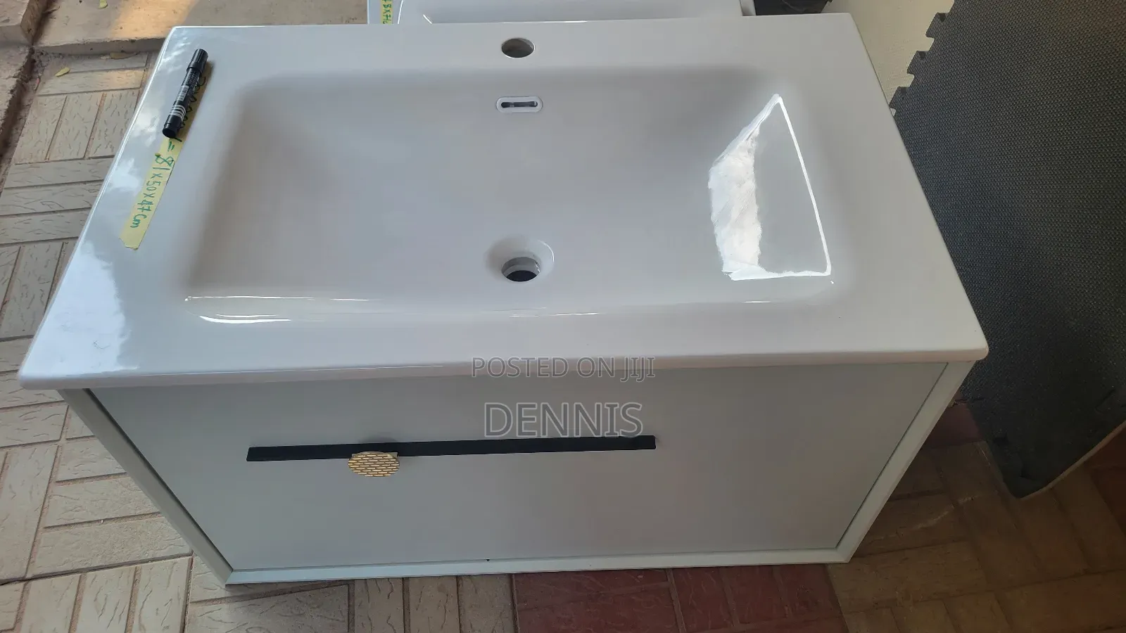 Bathroom Cabinet Size 81cm Length, 50cm Width and 47 Width