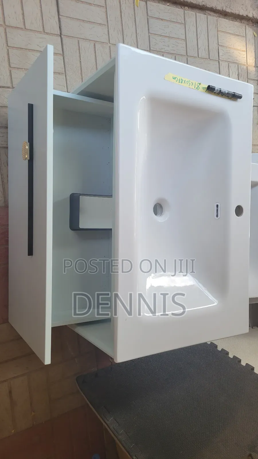 Bathroom Cabinet Size 81cm Length, 50cm Width and 47 Width