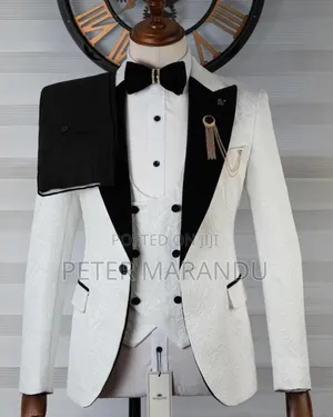 White New Men's Suits